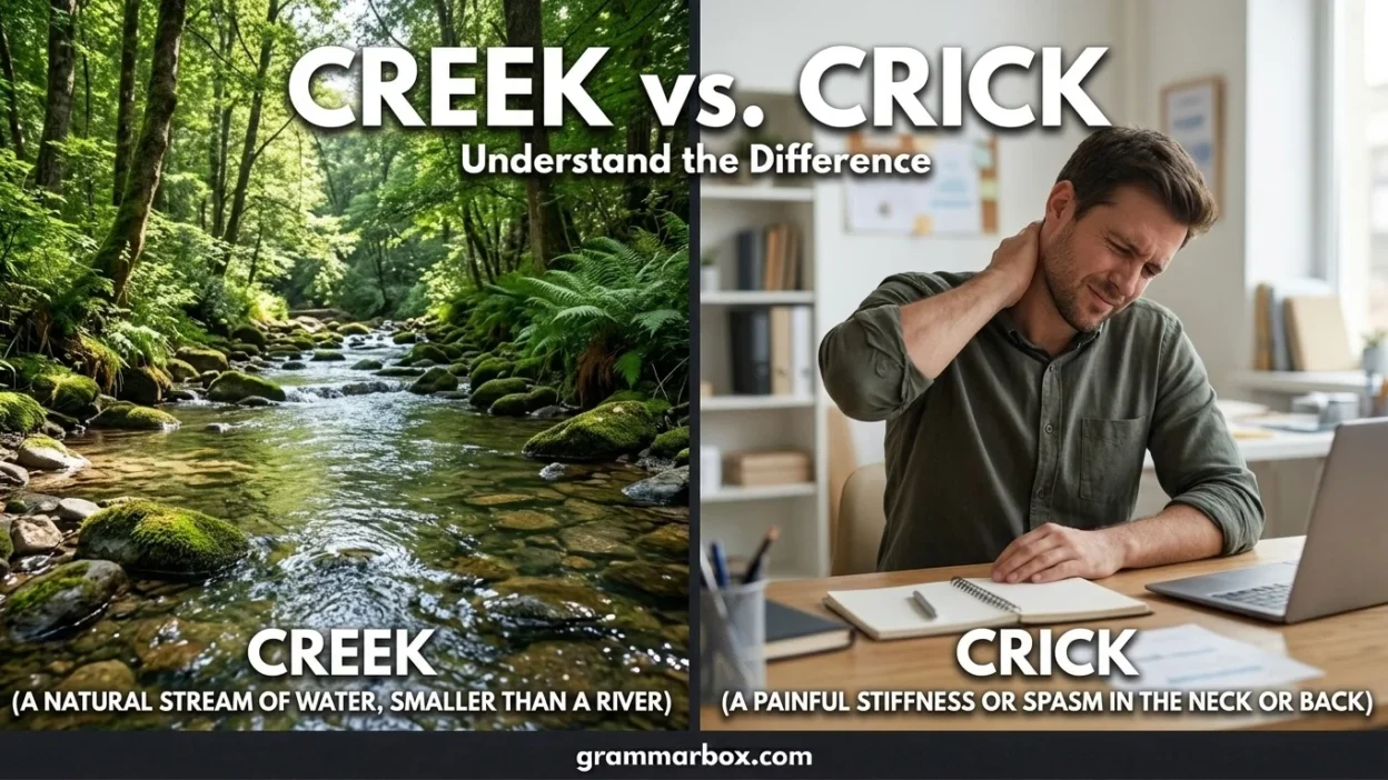 Creek vs. Crick