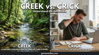 Creek vs. Crick