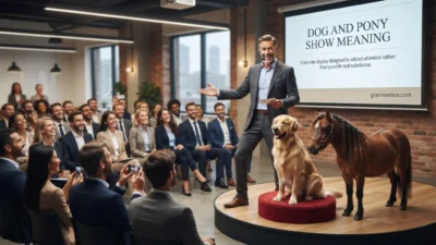 Dog and Pony Show Meaning
