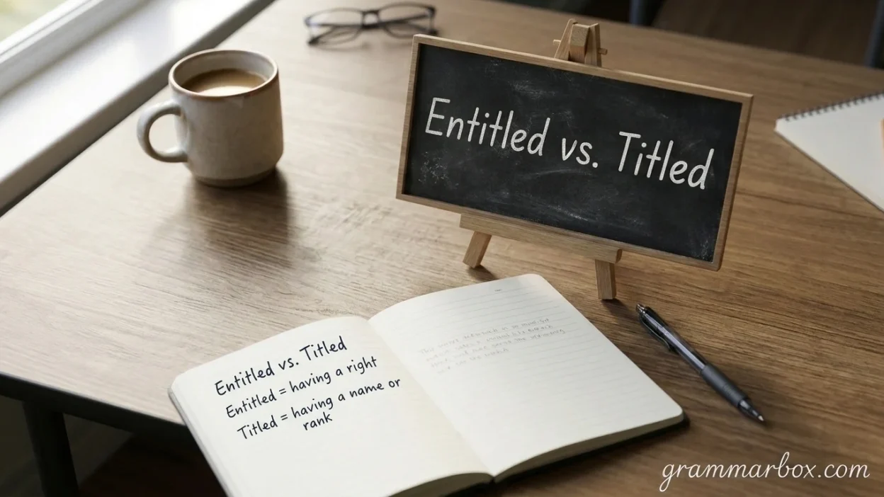 Entitled vs. Titled