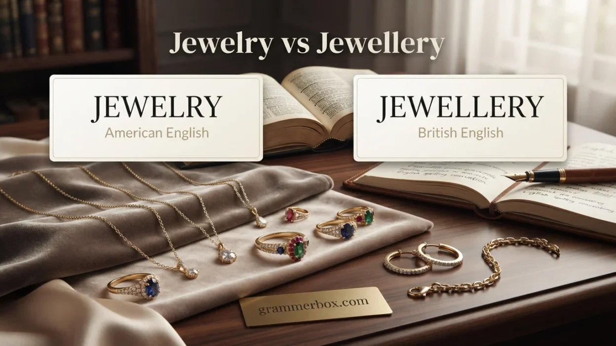 Jewelry vs Jewellery