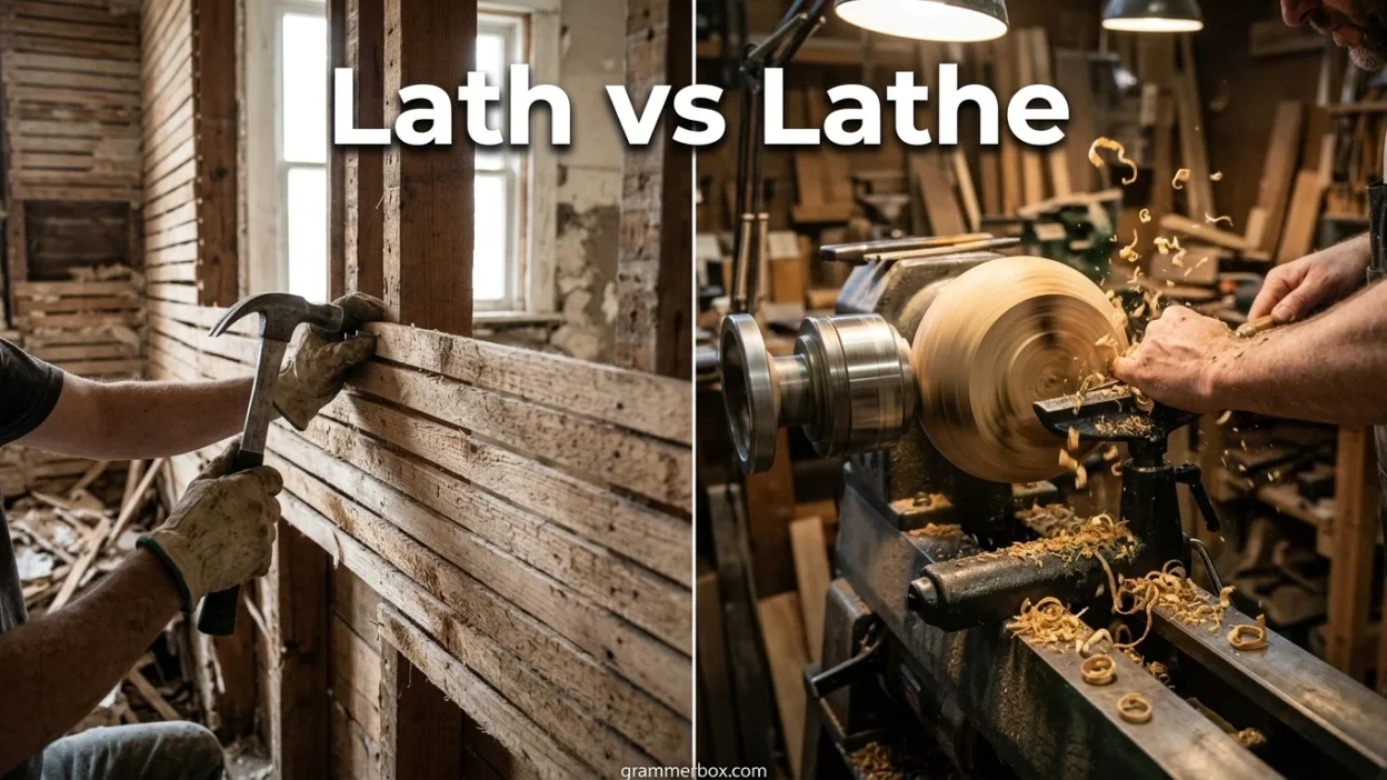 Lath vs Lathe