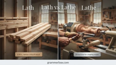 Lath vs Lathe