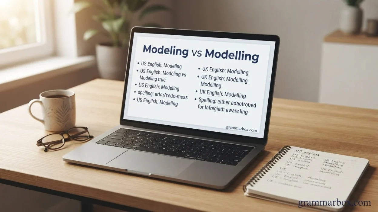 Modeling vs Modelling