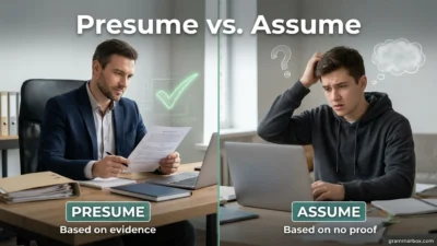 Presume vs. Assume