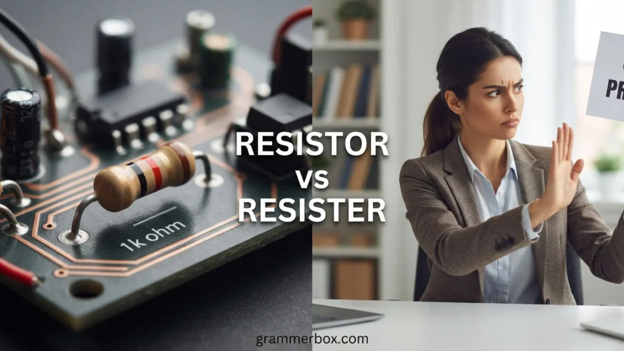 Resistor vs Resister