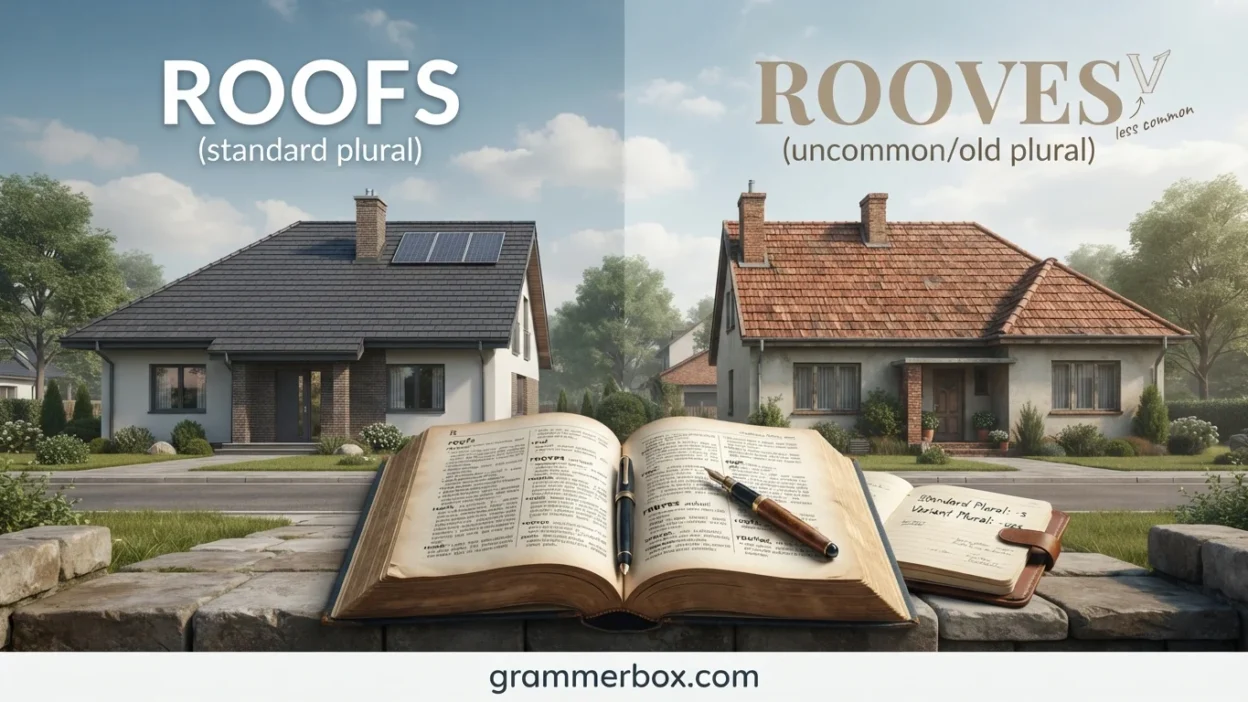 Roofs vs Rooves