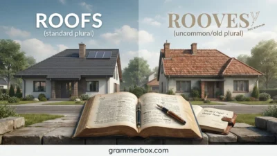 Roofs vs Rooves