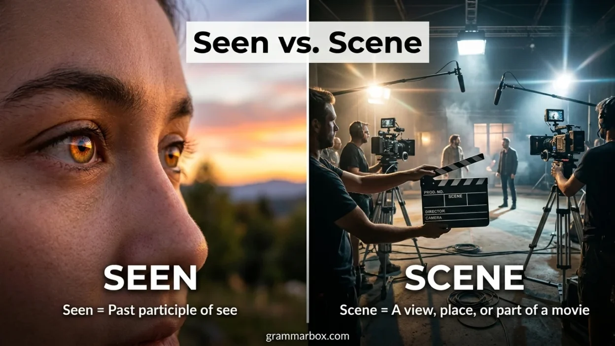 Seen vs. Scene
