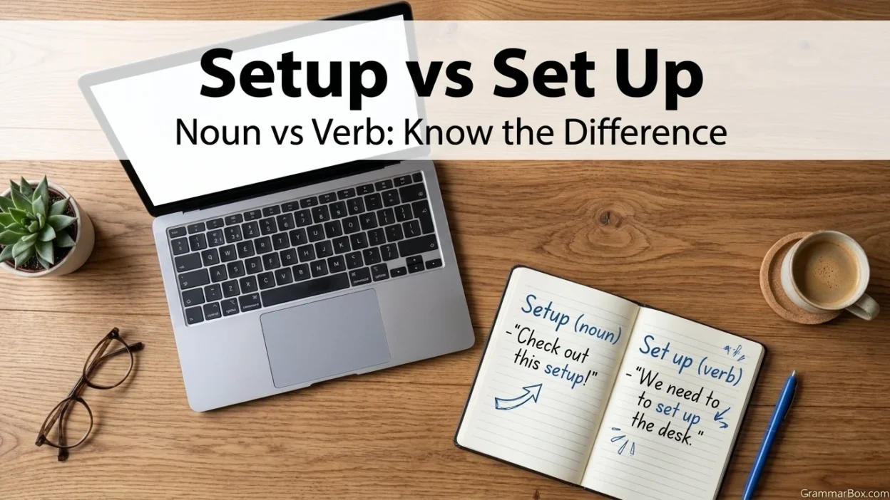 Setup vs Set Up