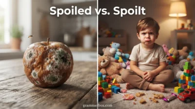 Spoiled vs. Spoilt