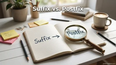 Suffix vs. Postfix