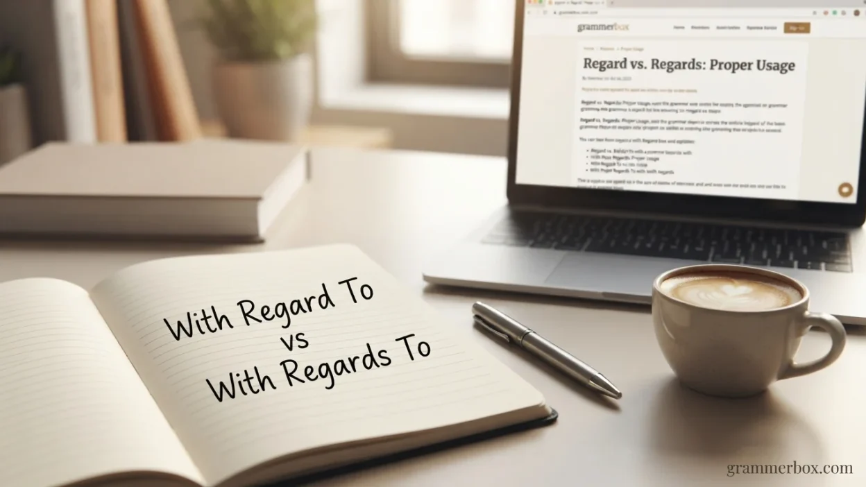 With Regard To vs With Regards To
