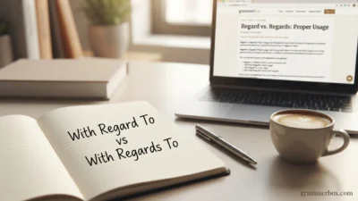 With Regard To vs With Regards To